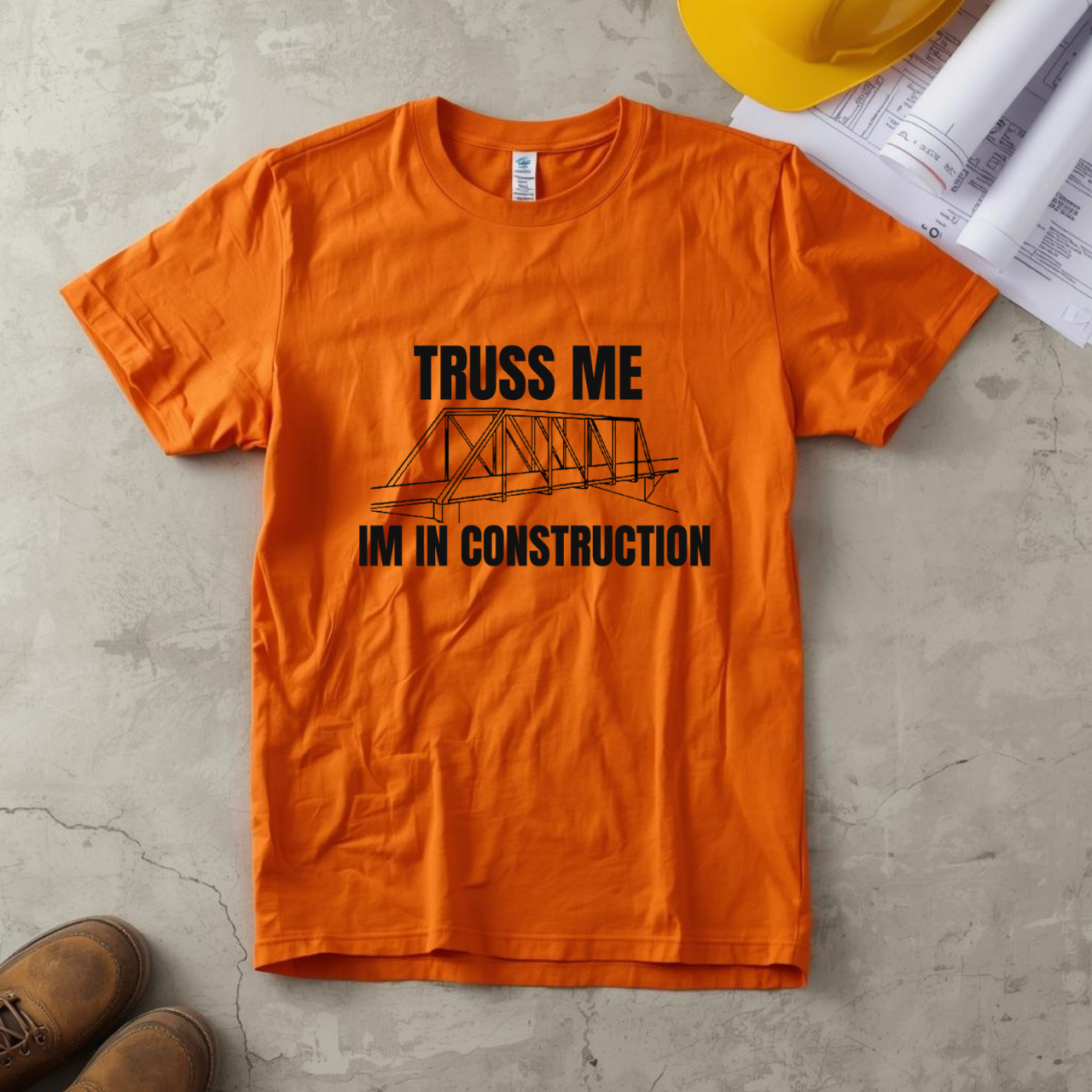 Truss me... Im in Construction Humor Unisex Jersey Short Sleeve Tee