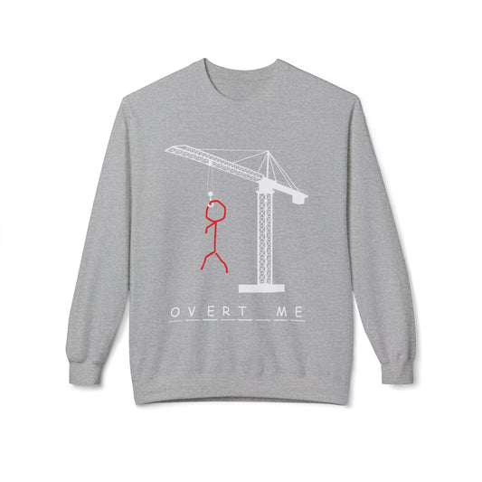 Overtime Hangman Unisex Midweight Softstyle Fleece Crewneck Sweatshirt