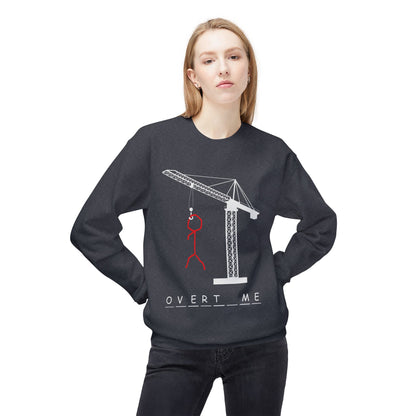 Overtime Hangman Unisex Midweight Softstyle Fleece Crewneck Sweatshirt
