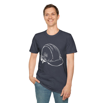 Hard Hat Graphic Unisex Softstyle T-Shirt