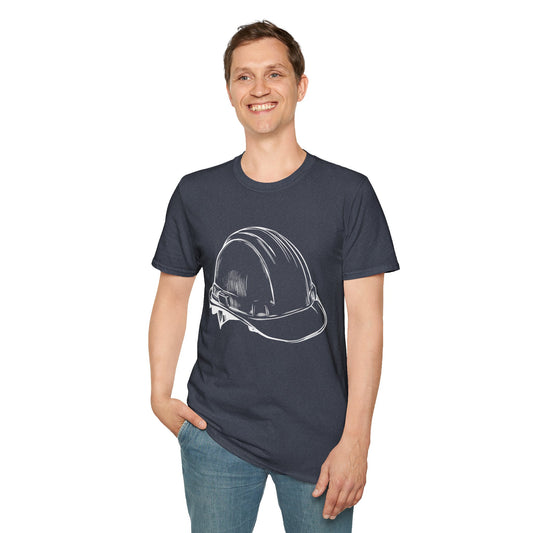 Hard Hat Graphic Unisex Softstyle T-Shirt