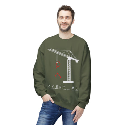 Overtime Hangman Unisex Midweight Softstyle Fleece Crewneck Sweatshirt
