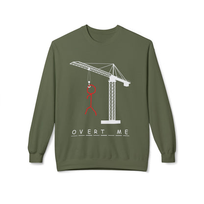 Overtime Hangman Unisex Midweight Softstyle Fleece Crewneck Sweatshirt