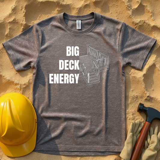 Big Deck Energy Construction Humor Unisex Jersey Short Sleeve Tee