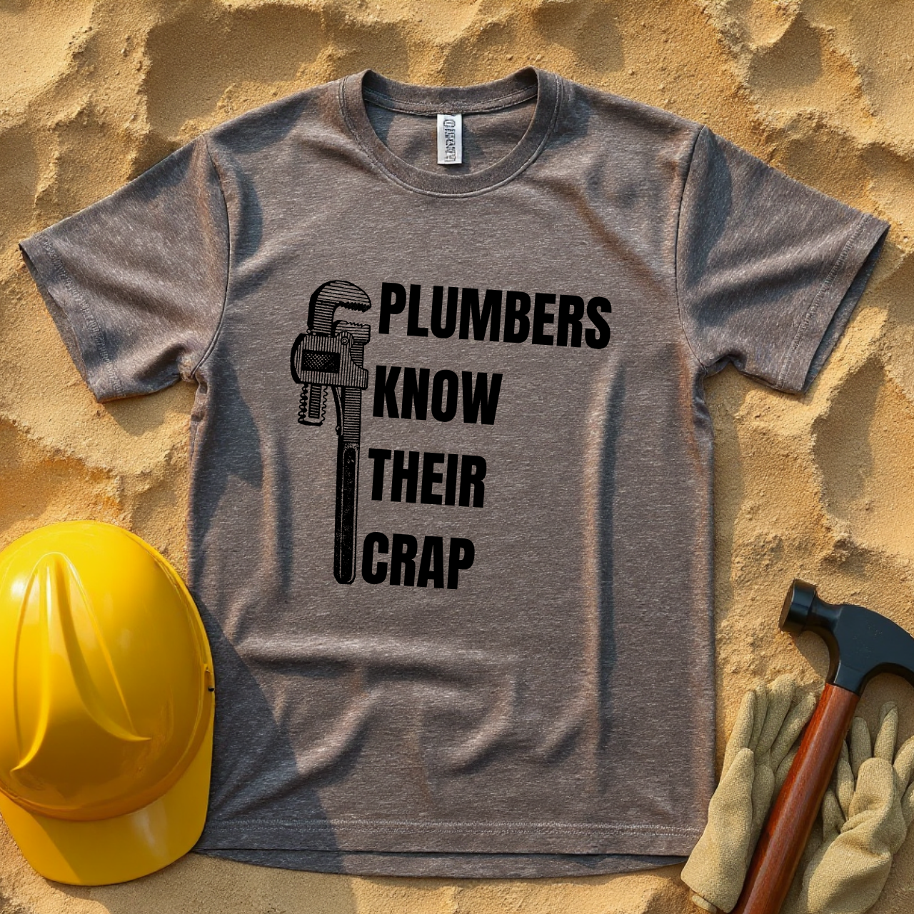 Plumbers know their Crap Construction Humor Unisex Jersey Short Sleeve Tee