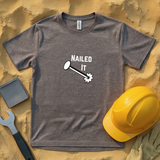 Nailed It Construction Humor Unisex Jersey Short Sleeve Tee