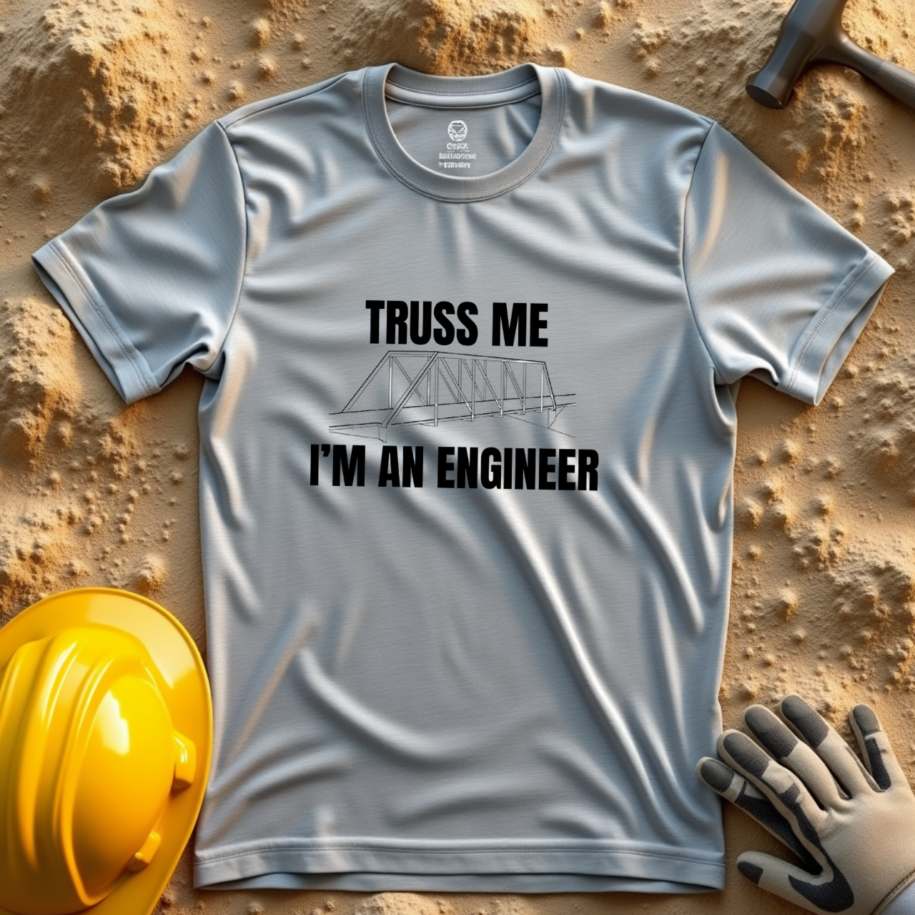 Truss Me I'm an Engineer Construction Humor Unisex Jersey Short Sleeve Tee