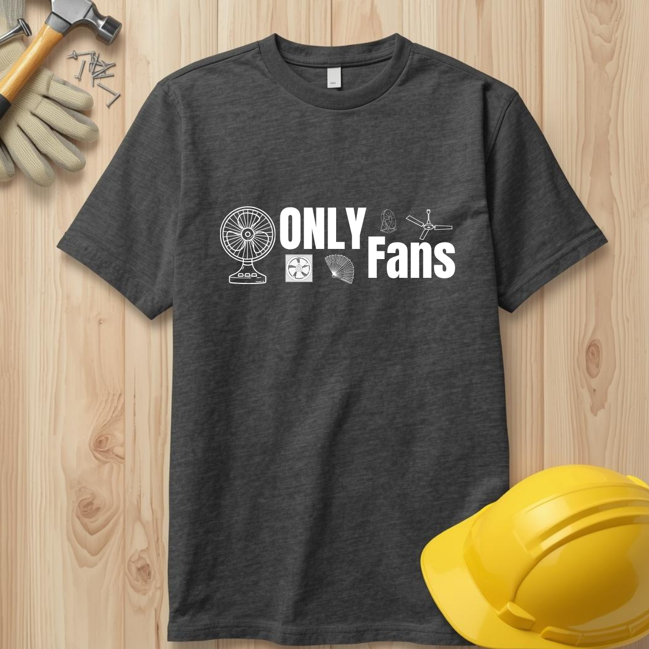 Only Fans Construction Humor Unisex Jersey Short Sleeve Tee