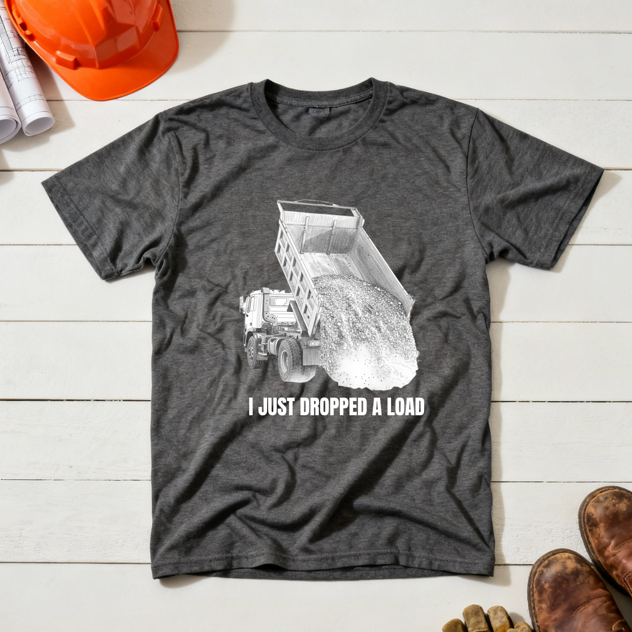 I just Dropped a Load Construction Humor Unisex Jersey Short Sleeve Tee