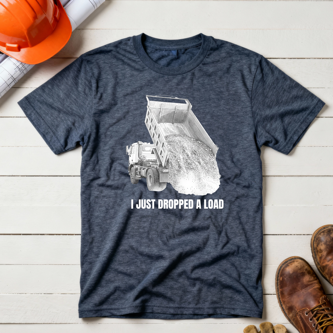 I just Dropped a Load Construction Humor Unisex Jersey Short Sleeve Tee