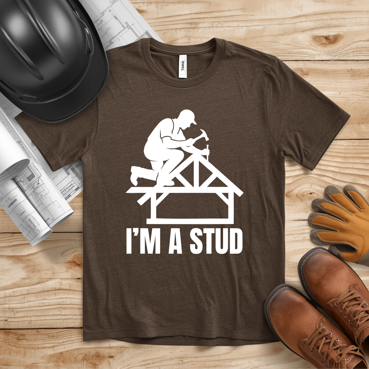 Im a Stud Framer Construction Humor Unisex Jersey Short Sleeve Tee