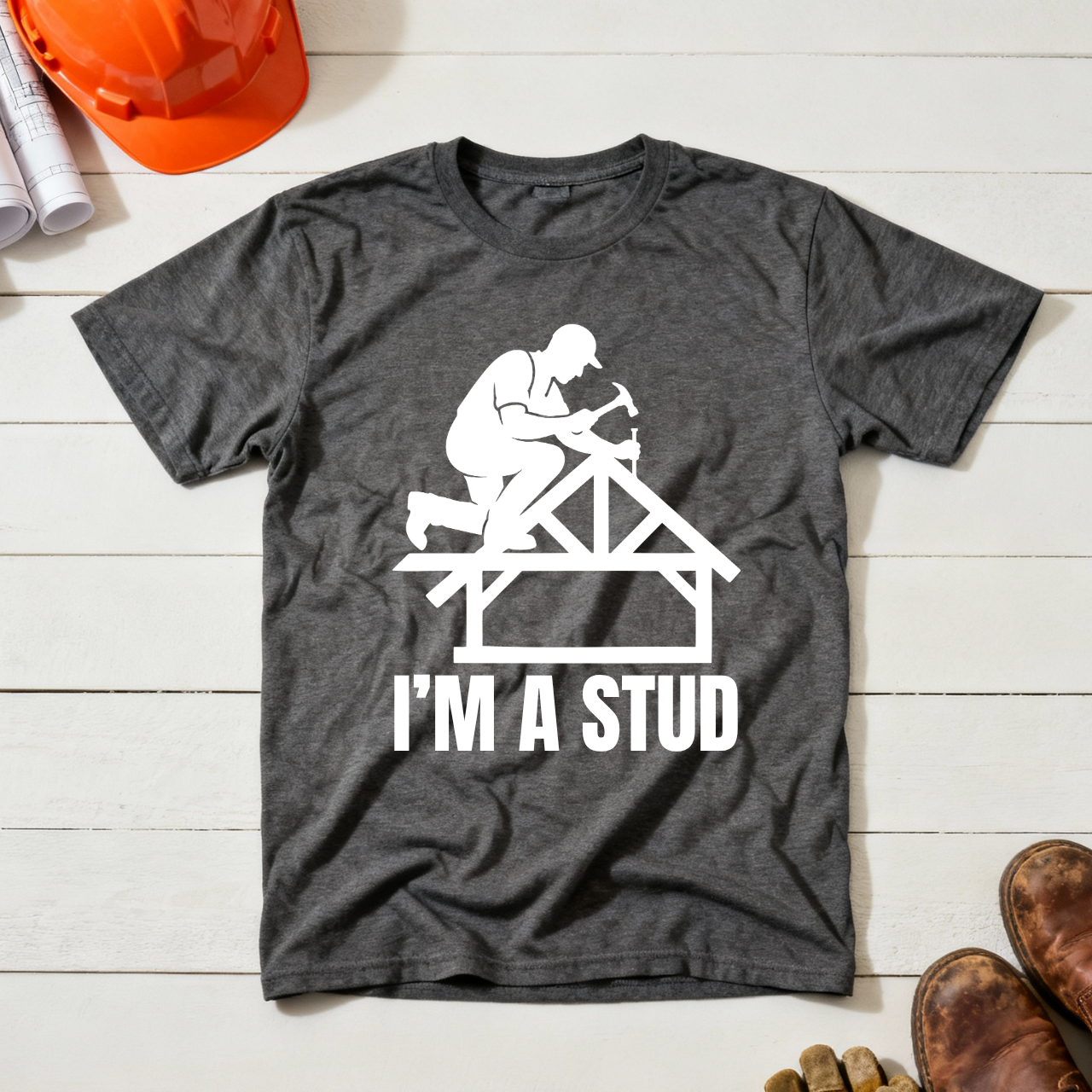 Im a Stud Framer Construction Humor Unisex Jersey Short Sleeve Tee