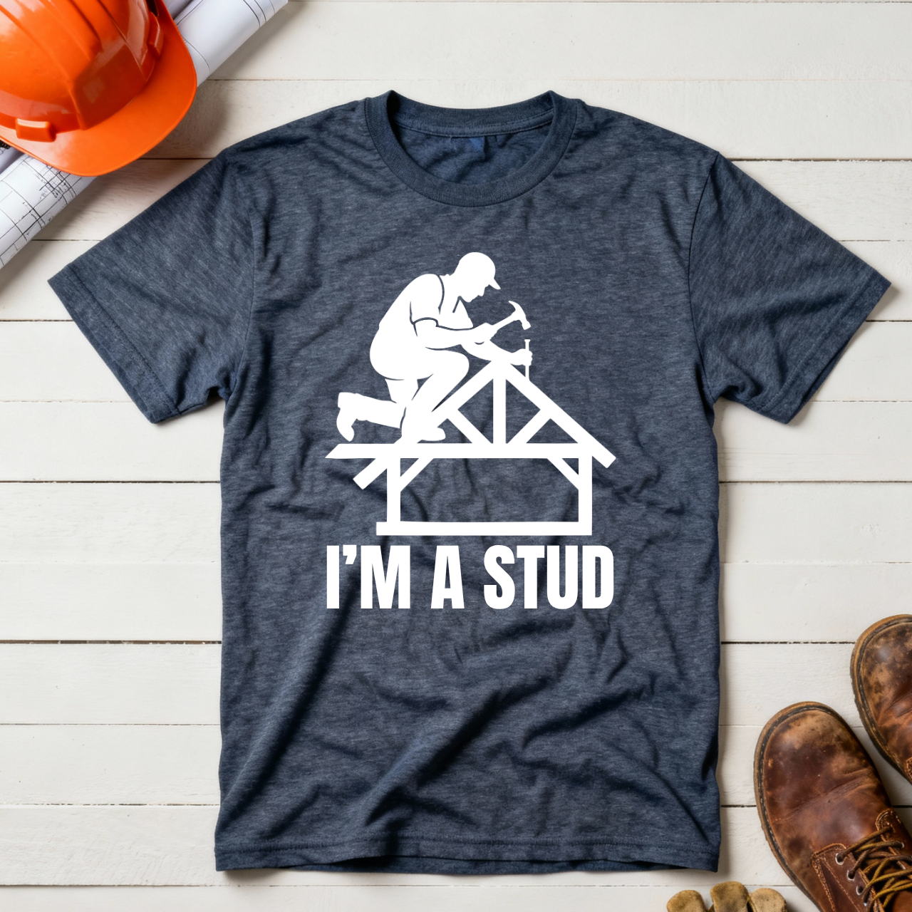 Im a Stud Framer Construction Humor Unisex Jersey Short Sleeve Tee