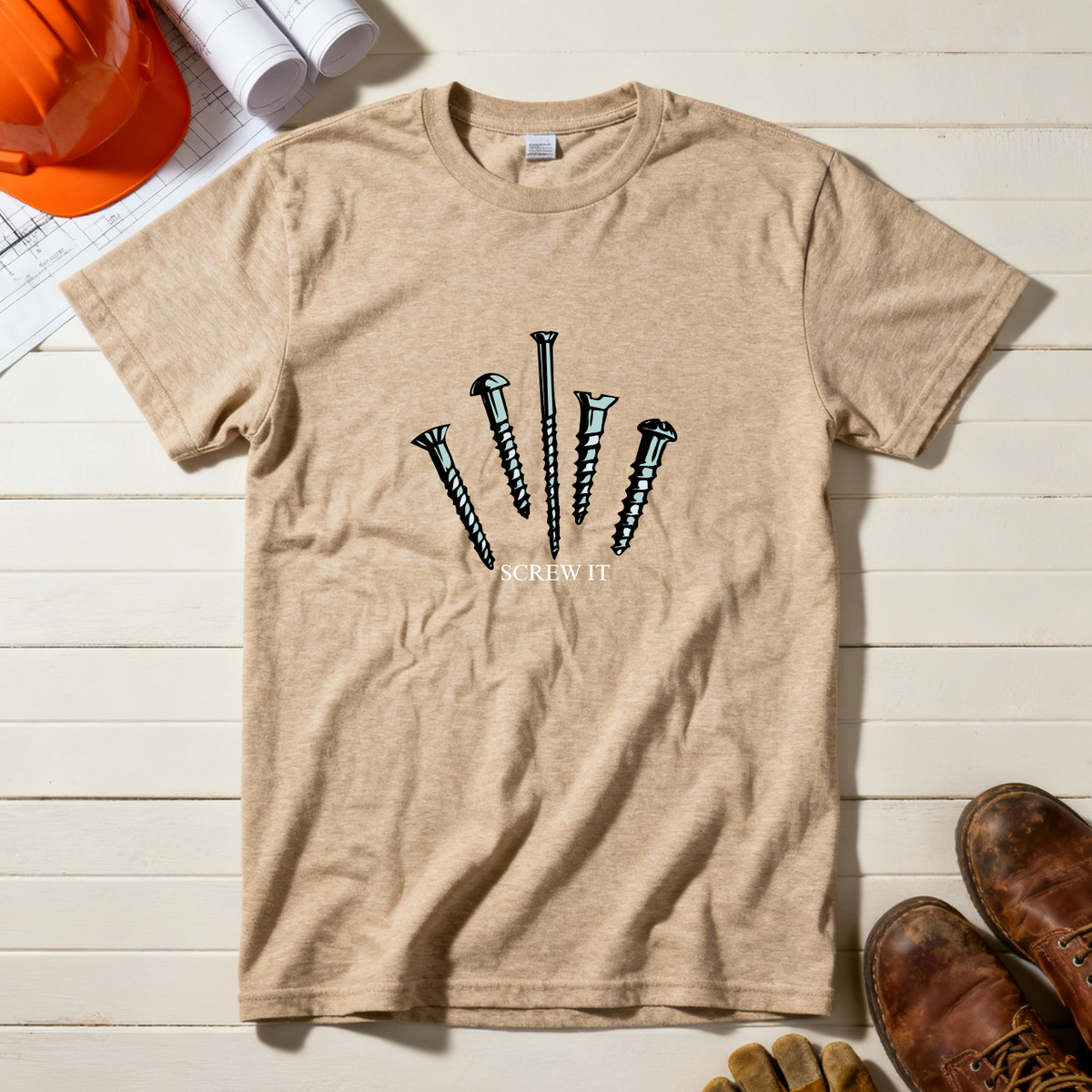 Screw It Construction Humor Unisex Jersey Short Sleeve Tee