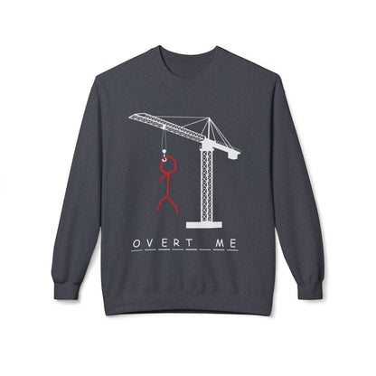 Overtime Hangman Unisex Midweight Softstyle Fleece Crewneck Sweatshirt