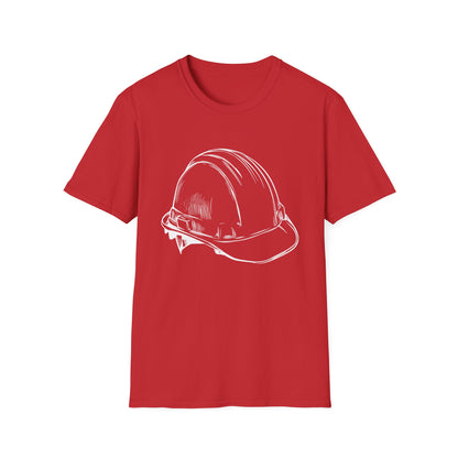 Hard Hat Graphic Unisex Softstyle T-Shirt