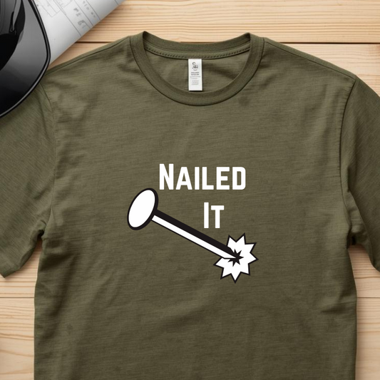 Nail Screw Yourself Conversation Construction Humor Unisex Jersey Short Sleeve Tee